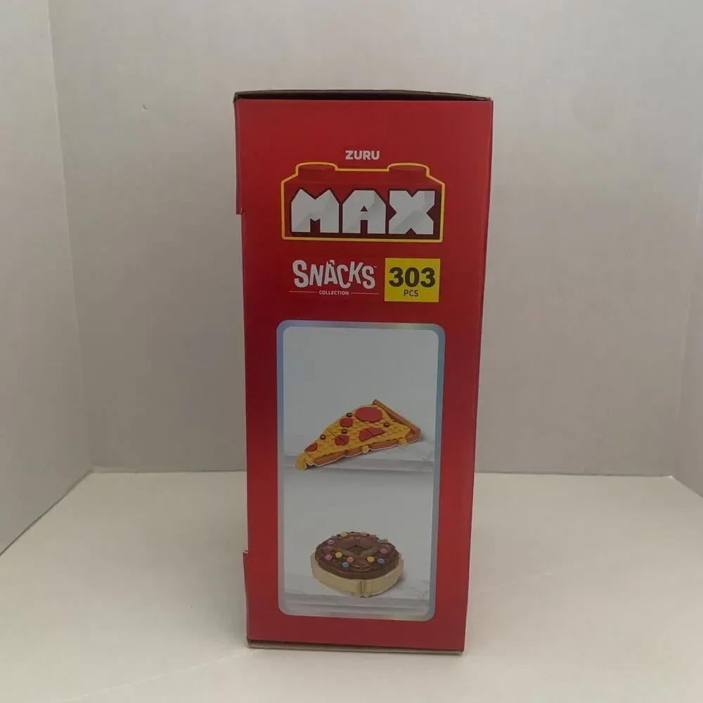 Zuru Max Snacks Collection Doughnut And Pizza 303 PCS Bricks Set Brand New